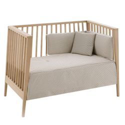 Colcha + Protector Cuna 60 Derby Beige 60x120x3 de Cambrass