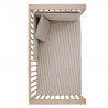 Colcha + Protector Cuna 60 Derby Beige 60x120x3 de Cambrass