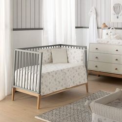 Colcha + Protector Cuna 120x60 Globe Crudo de Cambrass