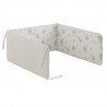 Colcha + Protector Cuna 120x60 Globe Crudo de Cambrass