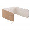 Colcha + Protector Cuna 60 Senda Beige 60x120x3 de Cambrass