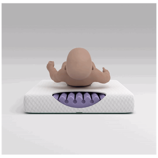 Colchón cuna Volana Malva 117x57 de Lémur