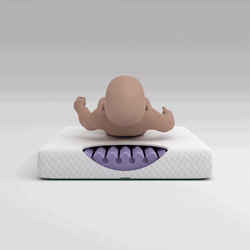 Colchón cuna Volana Malva 140x70 de Lémur