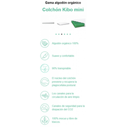 Colchón Minicuna Kibo mini 50x90 de Lémur
