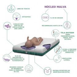 Colchón Minicuna Volana Malva 50x90 de Lémur