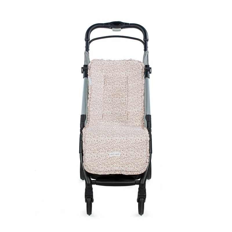 Colchoneta de verano para silla de paseo Flower Mellow de Pasito a Pasito Gris