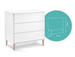 Cómoda Tesori de Cotinfant + soporte para cambiador
