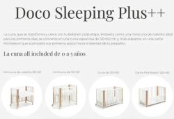 Cotinfant Doco Plus Cuna de Colecho (con colchones 50x90 y 120x60)