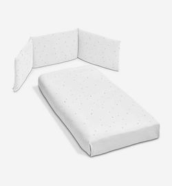 Cuna colecho DOCO Sleeping 120x60cm Blanco + Textil de Cotinfant