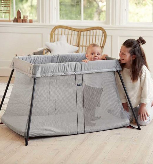 Cuna de viaje Light BabyBjörn Plata