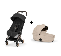 Cybex COYA Style Rosegold con capazo