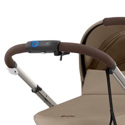 Cybex E-Gazelle S + 1 capazo Gazelle S Cot + Silla adicional Almond Beige