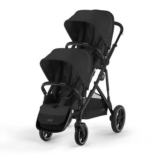 Cybex e-Gazelle S con 2 sillas, 2 portabebés Cloud G y 2 juegos de adaptadores