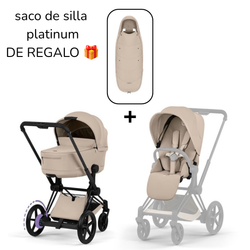 Cybex E-Priam Comfort Collection 2026 + SACO DE SILLA PLATINUM de Cybex de REGALO 🎁
