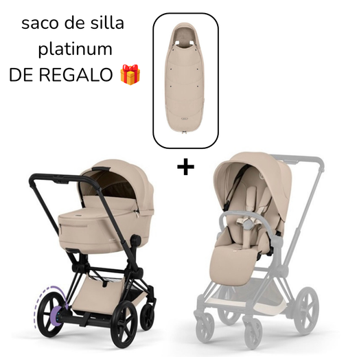 Cybex E-Priam Comfort Collection 2026 + SACO DE SILLA PLATINUM de Cybex de REGALO 🎁