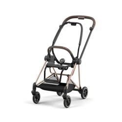 Cybex Mios 2025 EXPOSICIÓN TIENDA chasis Rose Gold con capazo y silla Sepia Black