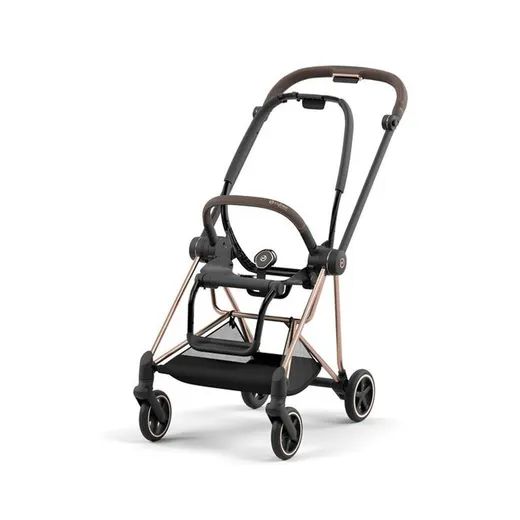 Cybex Mios 2025 EXPOSICIÓN TIENDA chasis Rose Gold con capazo y silla Sepia Black