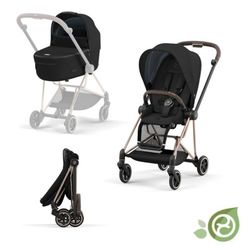 Cybex Mios chasis Rose Gold con capazo