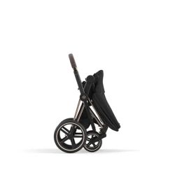 Cybex Priam 2025 EXPOSICIÓN TIENDA chasis Rose Gold con capazo y silla Off White
