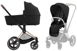 Cybex Priam Dúo chasis Rosegold tejido Comfort