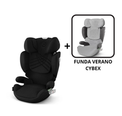 Cybex Solution T i-Fix Sepia Black Plus con funda de verano