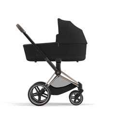 Dúo Cybex Priam Chasis Rose Gold (Capazo + Silla Deep Black) + Cloud T i-Size Sepia Black + Base isofix T de Cybex