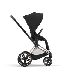 Dúo Cybex Priam Chasis Rose Gold (Capazo + Silla Deep Black) + Cloud T i-Size Sepia Black + Base isofix T de Cybex