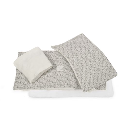 Edredón + bajera + almohada cuna 90x50 Gala de Walking Mum