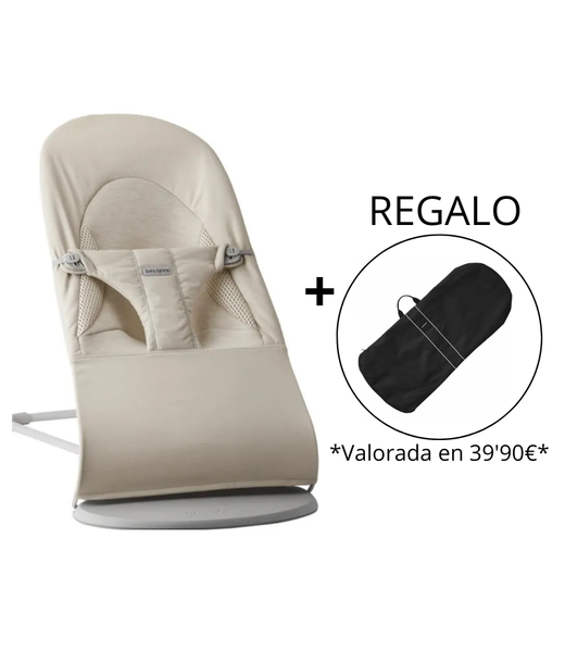 Hamaca Balance Soft Tri-fabric de BabyBJörn con bolsa de transporte de regalo