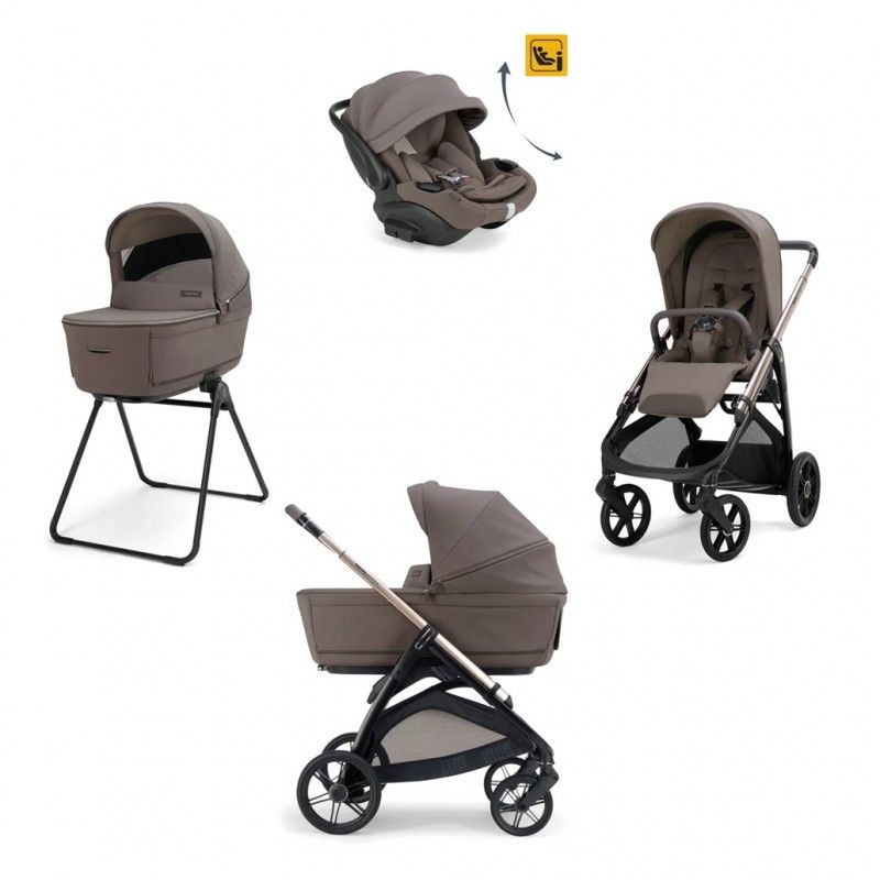 Inglesina Aptica System Quattro 2026 con Dawin Infant Recline Evo Crystal Grey