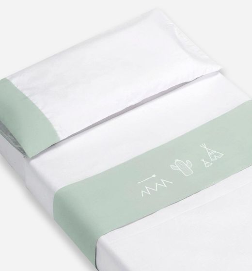 Juego de sábanas 2 piezas Doco 90x50cm Cotinfant