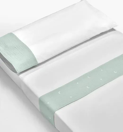 Juego de sábanas cuna 120x60cm Doco Sleeping de Cotinfant Bear gris