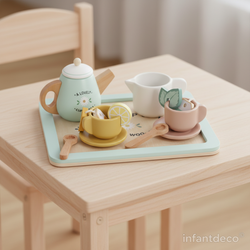 Juego de Tea time de madera de Saro