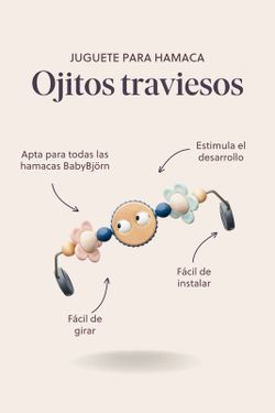 Juguete para hamaca Babybjörn Ojitos traviesos