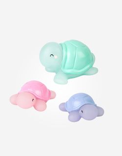 Juguetes de tortugas de baño termosensibles de Saro