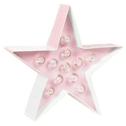 Kit Crea Tu Lámpara de Estrella Rosa de La Nina