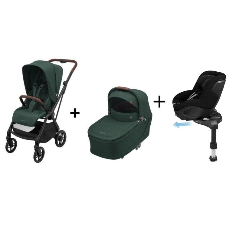 Leona 2 2025 + Mica 360 Pro de Maxi·Cosi Twillic Black