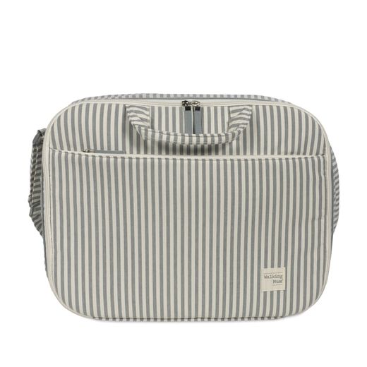 Maleta Praliné Rayas de Walking Mum