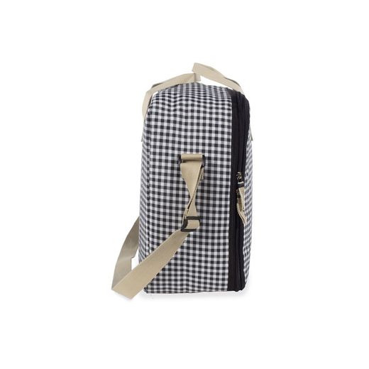 Maleta Walking Mum I Love vichy negro