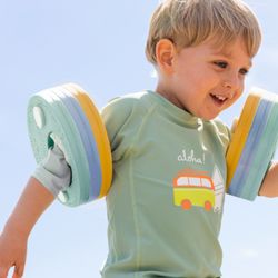 Manguitos baño evolutivos azul mist