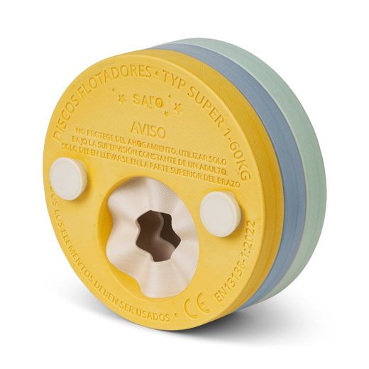 Manguitos baño evolutivos azul mist