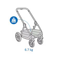 Maxi-Cosi Oxford+ 2027 capazo plegable y plegado automático con una mano