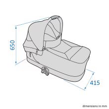 Maxi-Cosi Oxford+ 2027 capazo plegable y plegado automático con una mano
