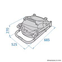 Maxi-Cosi Oxford+ 2027 capazo plegable y plegado automático con una mano