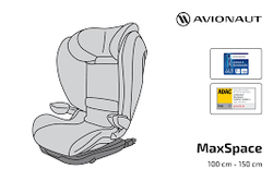 Silla de Auto MaxSpace AirFlow i-Size 100-150 cm de Avionaut