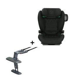 MaxSpace Smart de Avionaut color negro + Reposapiés universal Booster Footrest de Swandoo