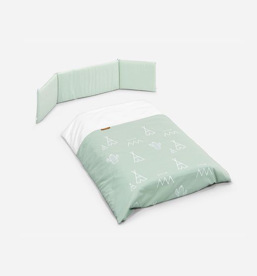 Minicuna colecho DOCO Cotinfant 50x90cm Blanca + Textil