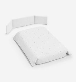 Minicuna Doco Sleeping Style 50x90 Blanco Natural + Textil