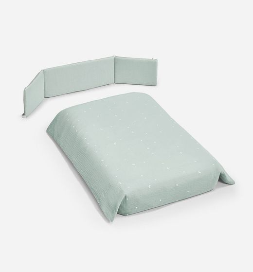 Minicuna Doco Sleeping Style 50x90 Blanco Natural + Textil