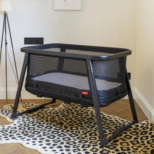 Minicuna evolutiva transpirable 4 en 1 Somnia Fresh All Black